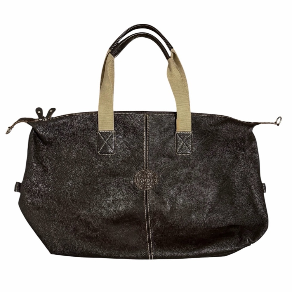 Vintage Roots Large Pebbled Leather Duffle Bag - Picture 2 of 12